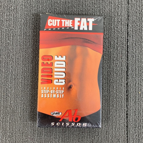 Cut The Fat Program: Video Guide (VHS, 2003) Body By Jake Ab Scissor New - Picture 6 of 10